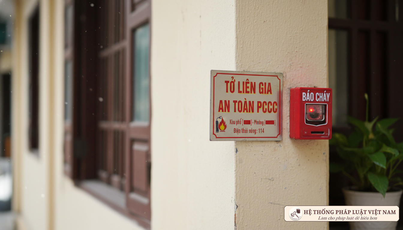 Hệ thống chuông báo cháy Tổ liên gia an toàn PCCC