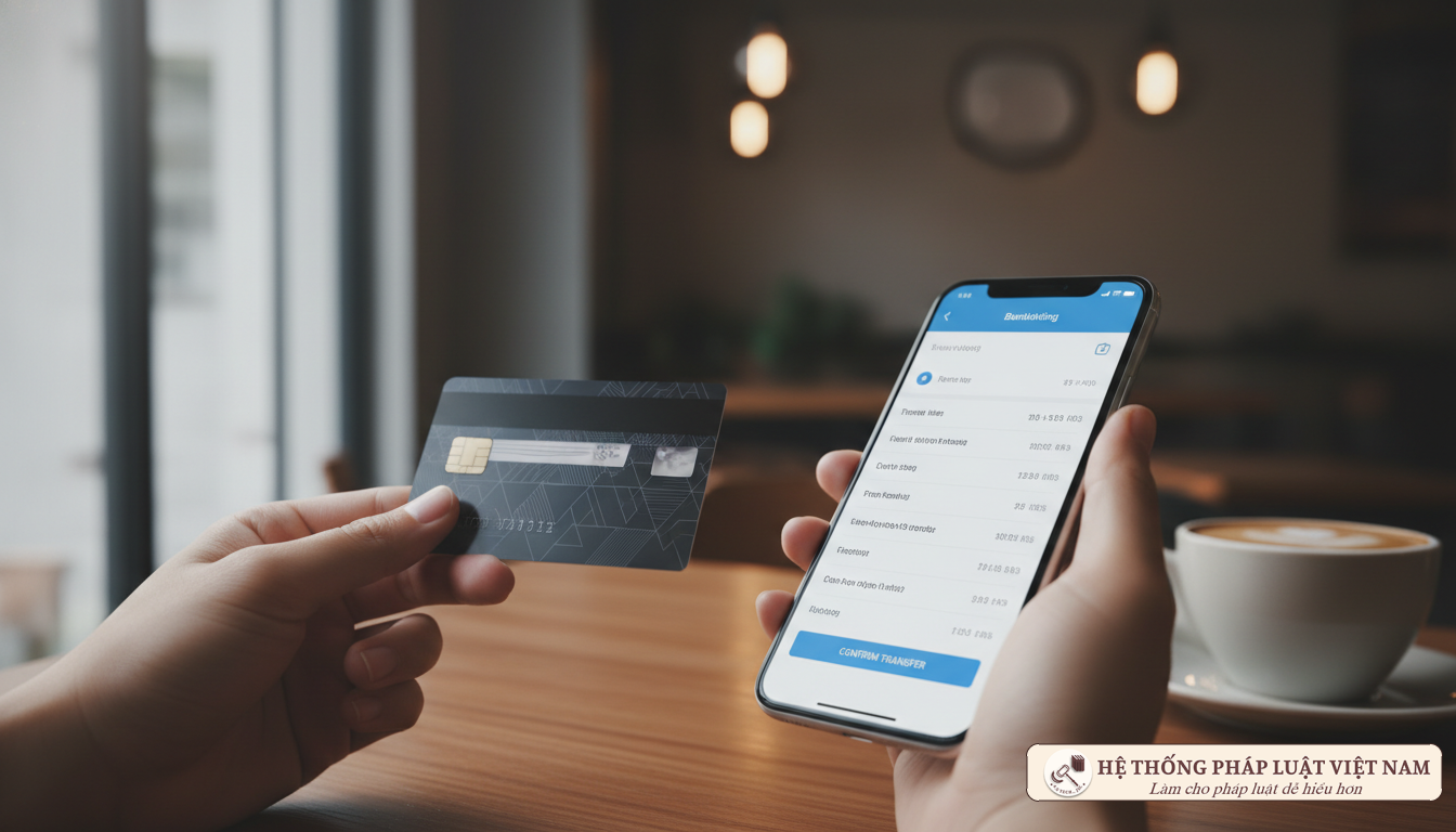Sử dụng thẻ tín dụng và app ngân hàng
