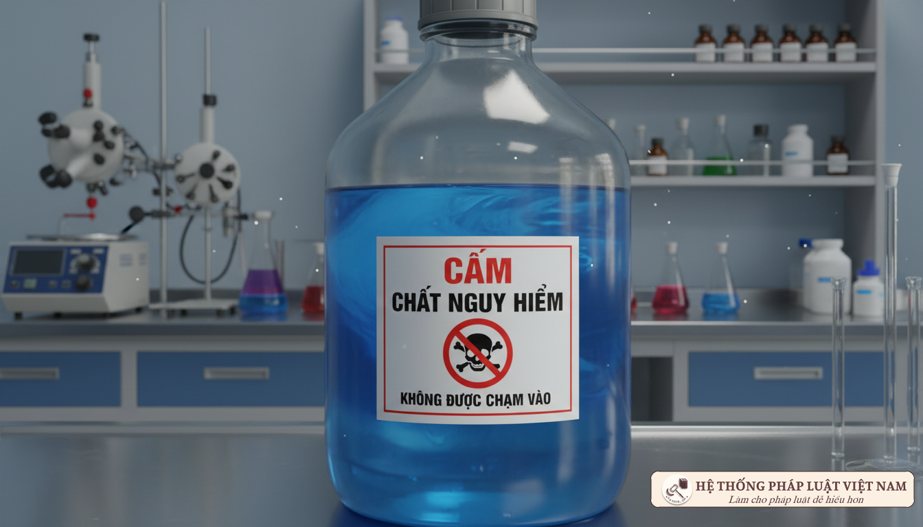 Kiểm soát chặt chẽ các sản phẩm chứa hóa chất nguy hại