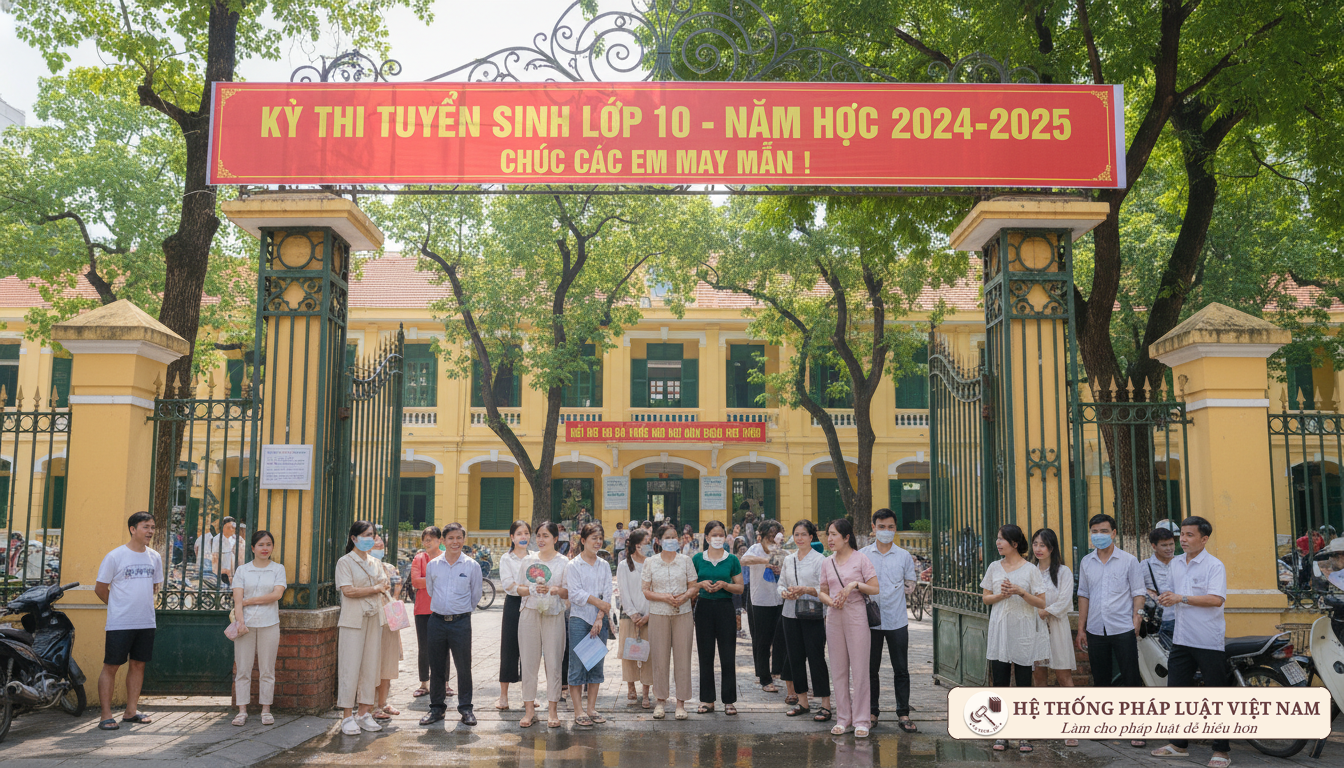 Học sinh ôn thi vào lớp 10 tại Hà Nội