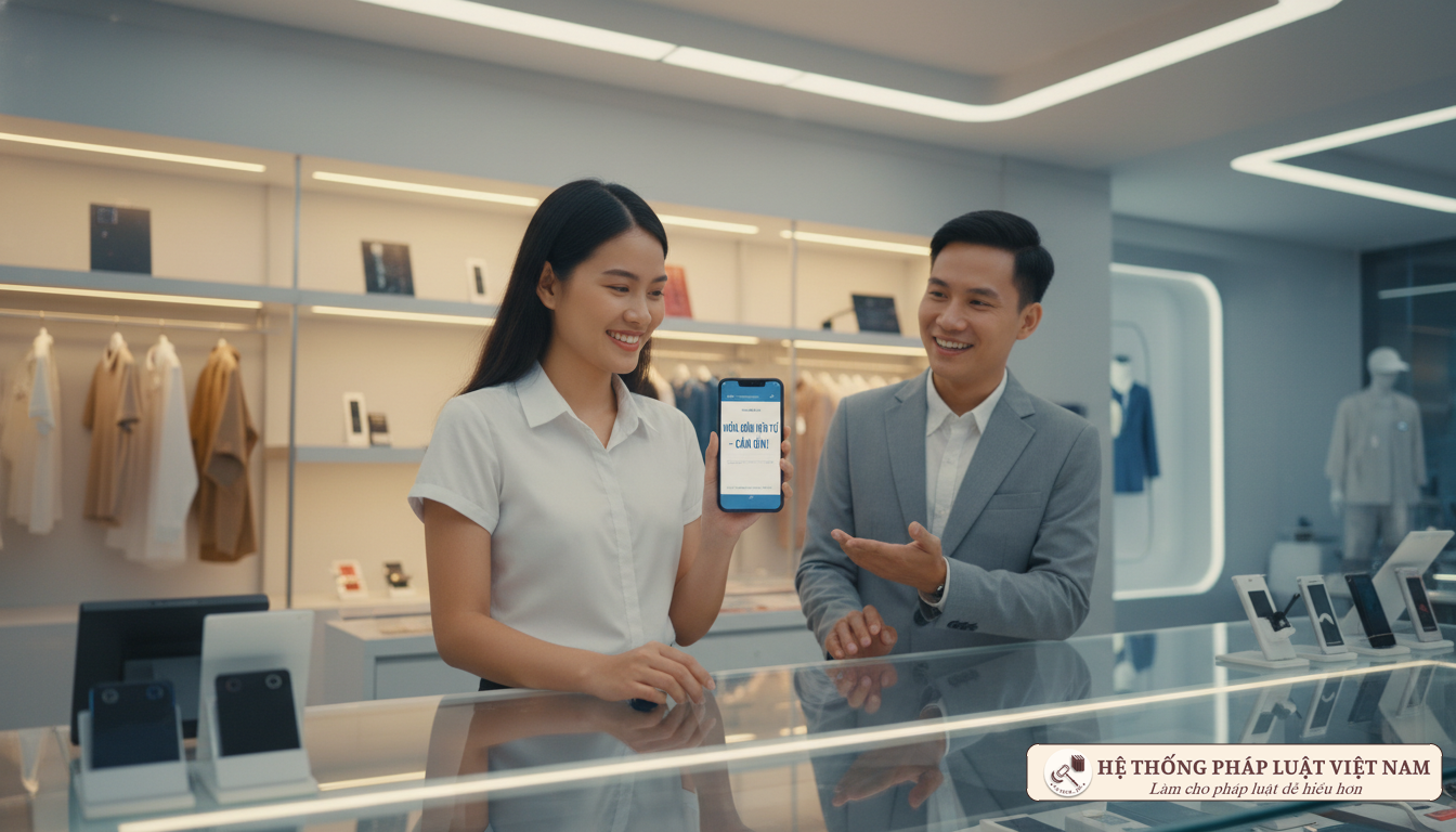 Khách hàng nhận hóa đơn điện tử qua điện thoại