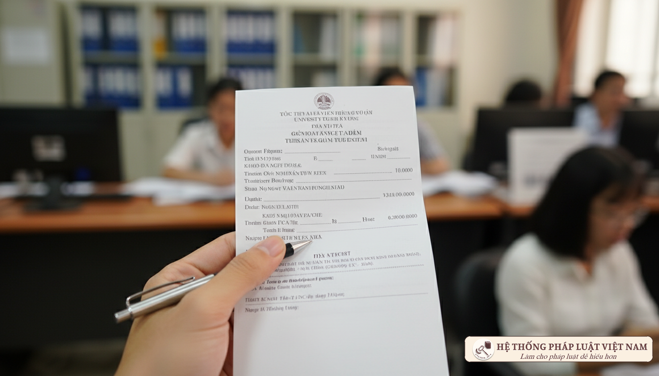 Đóng học phí đại học
