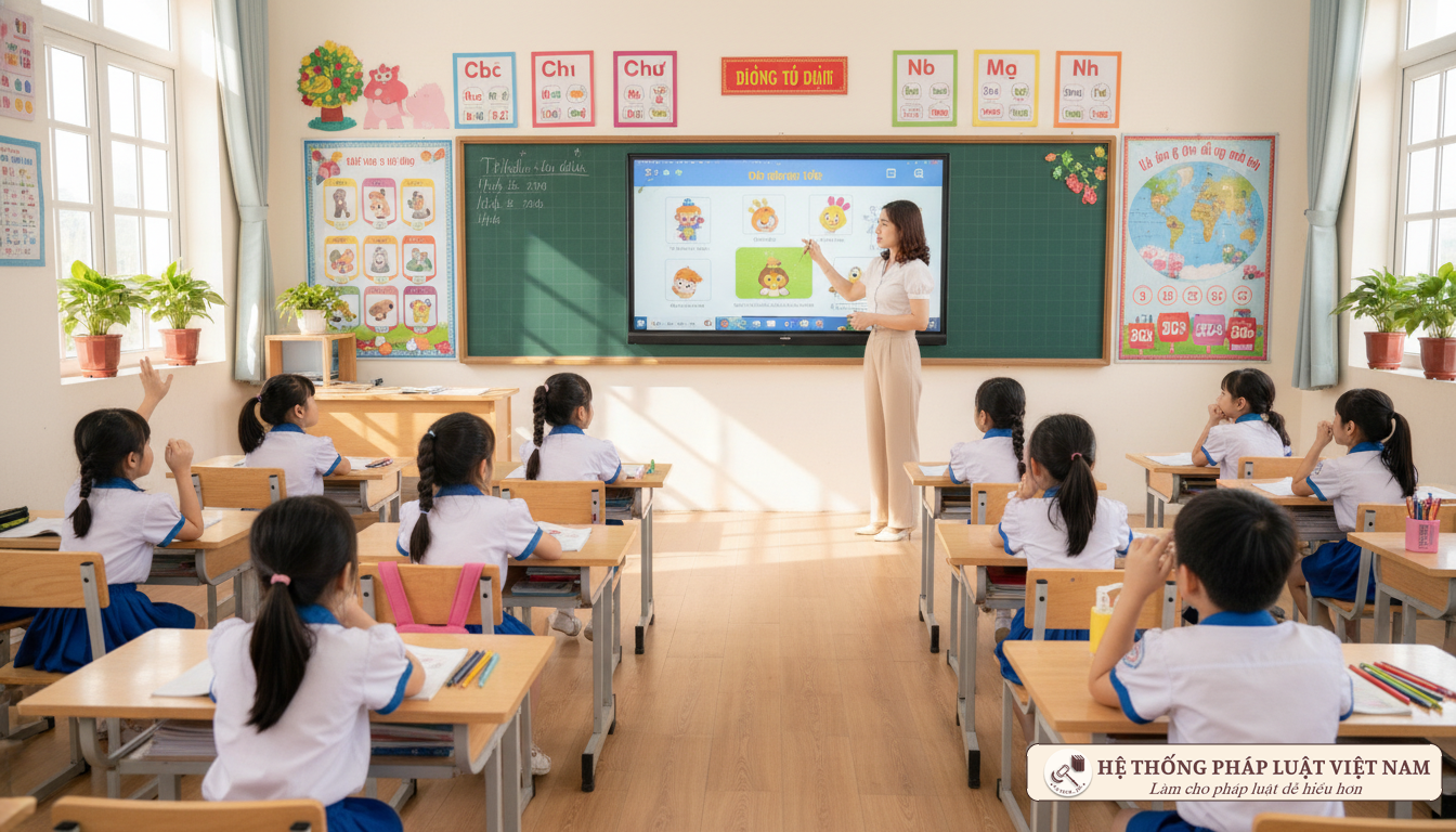Lớp học hiện đại tại Việt Nam