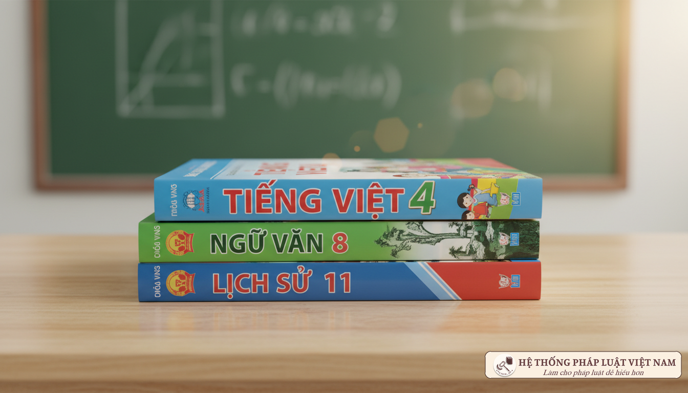 Sách giáo khoa mới lớp 4 8 11