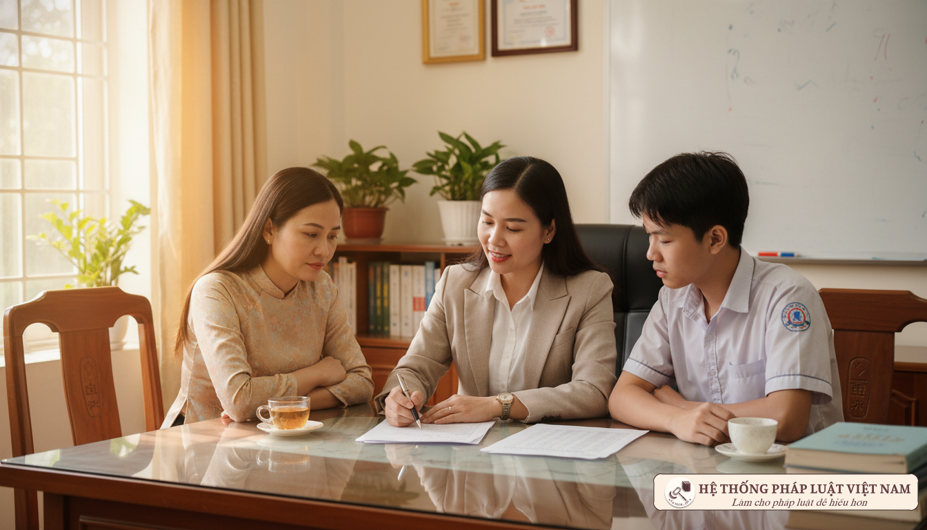 Tư vấn chuyển đổi môn học tự chọn Giáo viên tư vấn cho học sinh và phụ huynh