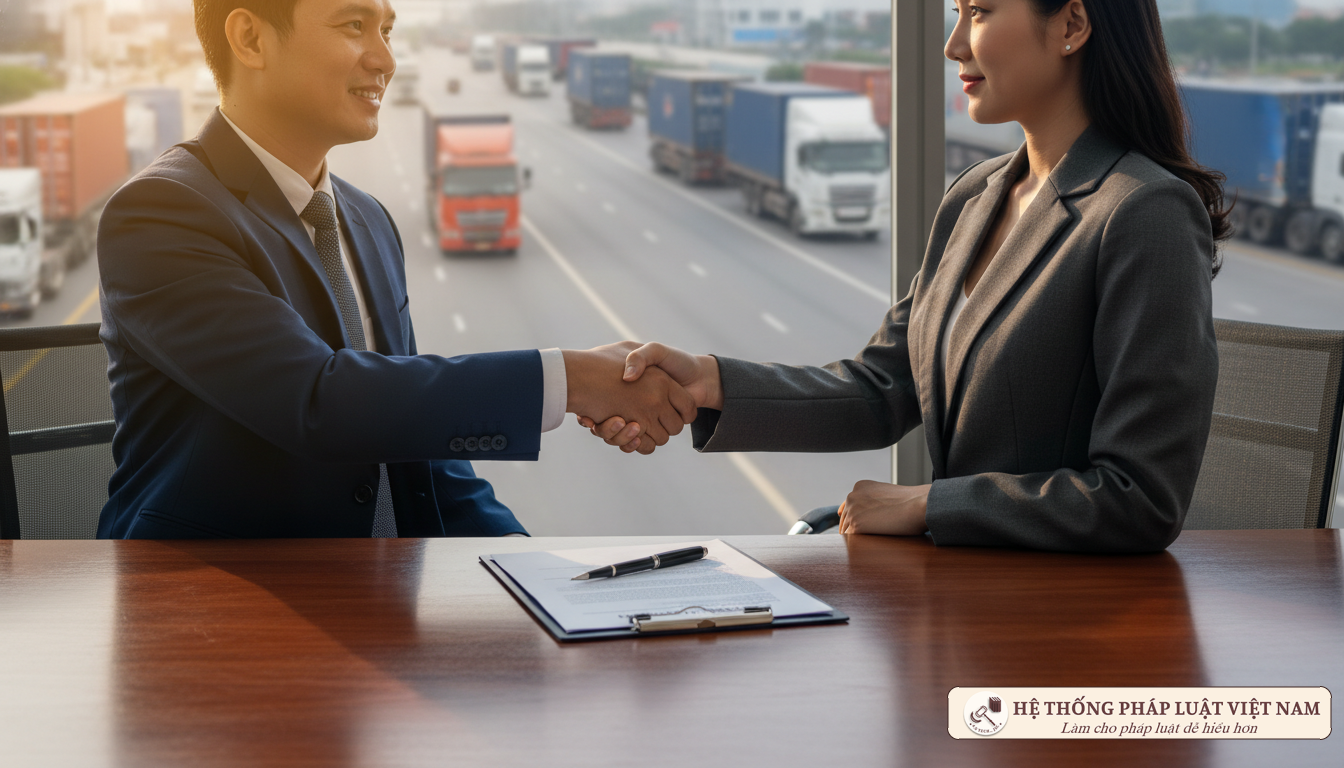 Ký kết hợp đồng dịch vụ logistics