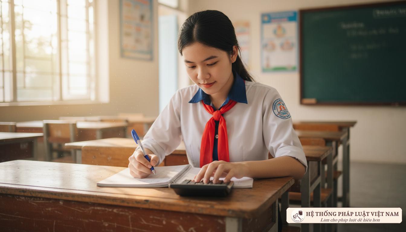 Hướng dẫn cách tính điểm trung bình môn THCS, THPT chuẩn xác nhất 2023
