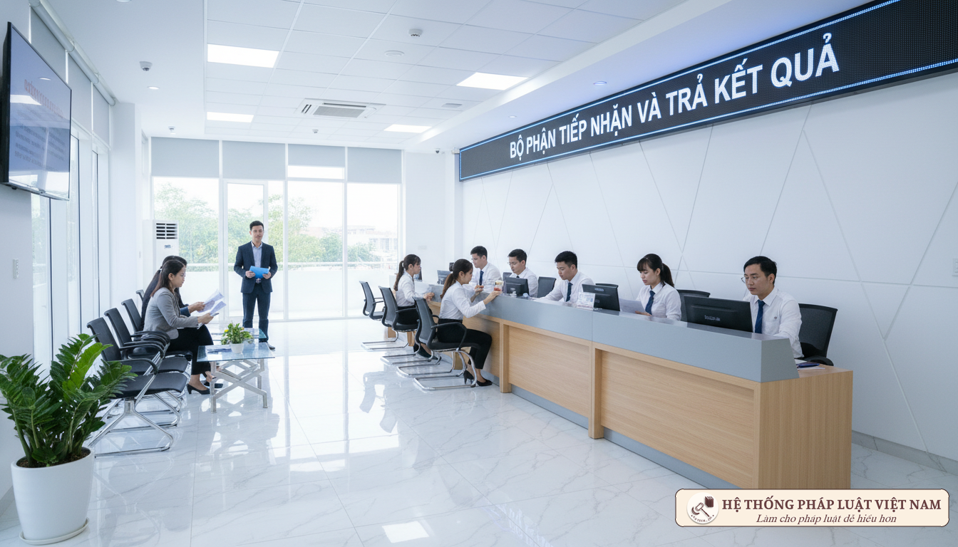 Nộp hồ sơ tại bộ phận một cửa