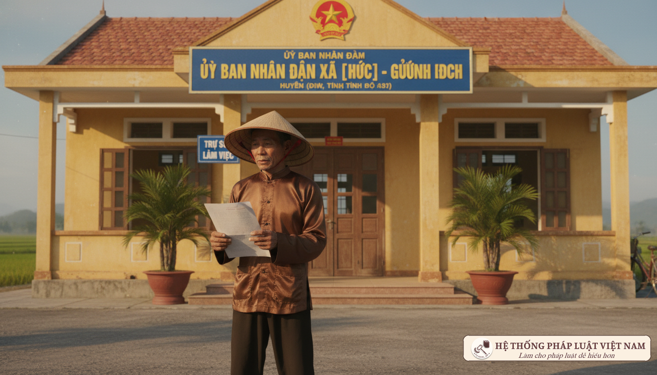 Thủ tục đăng ký tại UBND xã