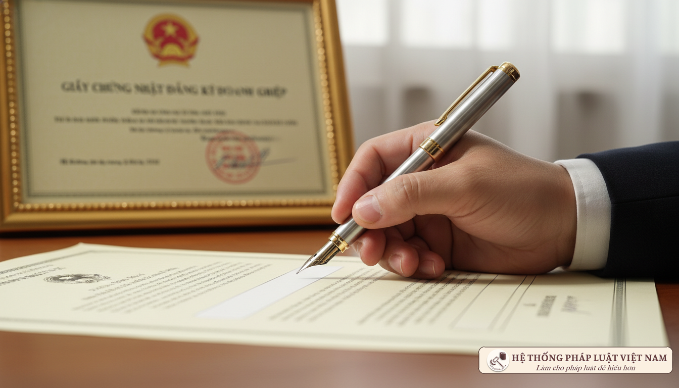 Ký hồ sơ thay đổi địa chỉ công ty