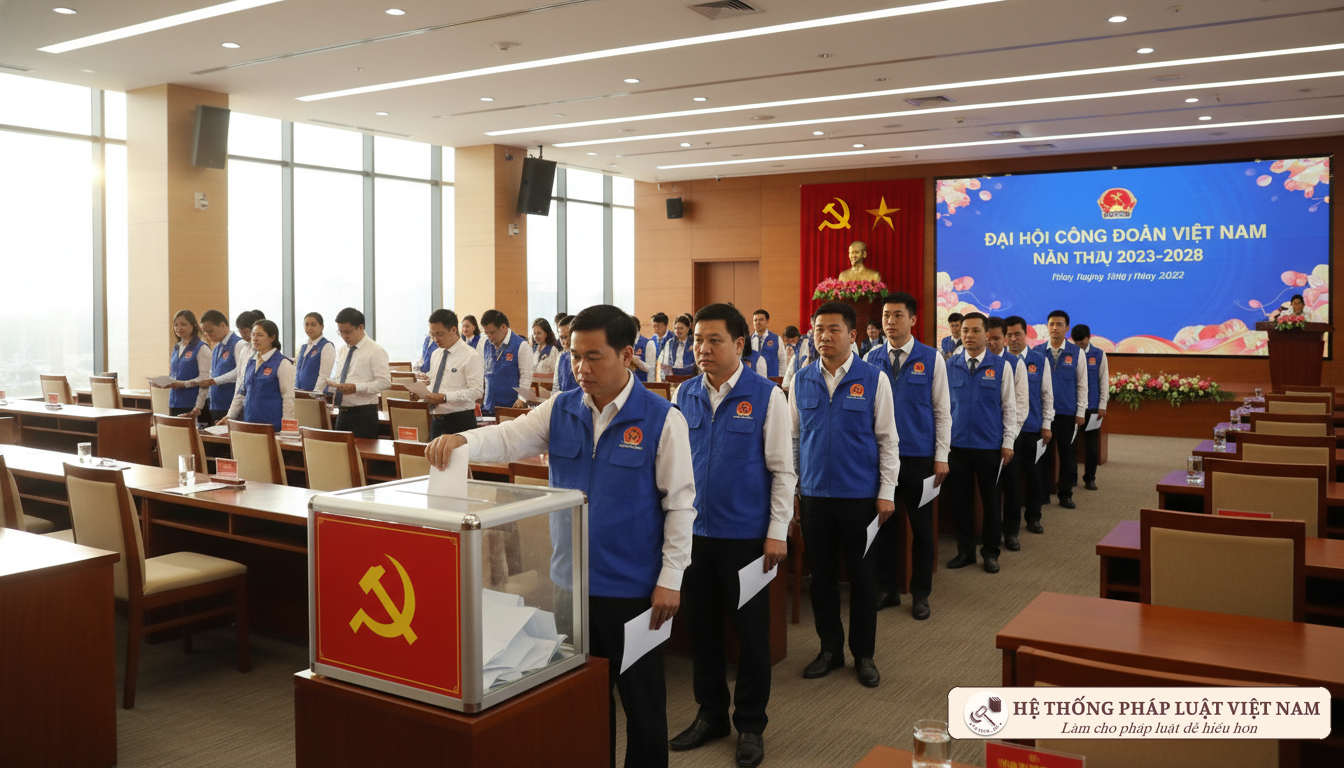 Hướng dẫn lập Biên bản kiểm phiếu bầu Ban chấp hành Công đoàn cơ sở chuẩn nhất 2019
