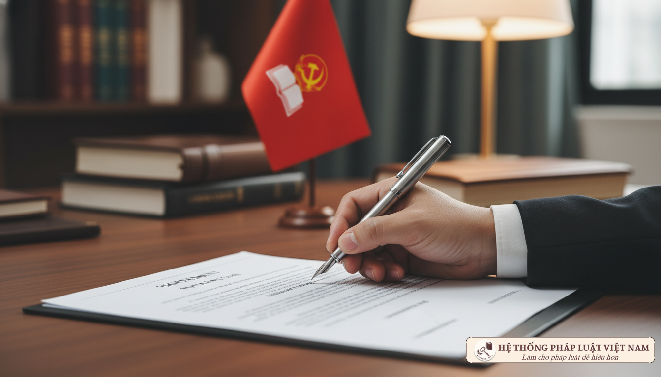 Ban bầu cử ký biên bản kiểm phiếu công đoàn
