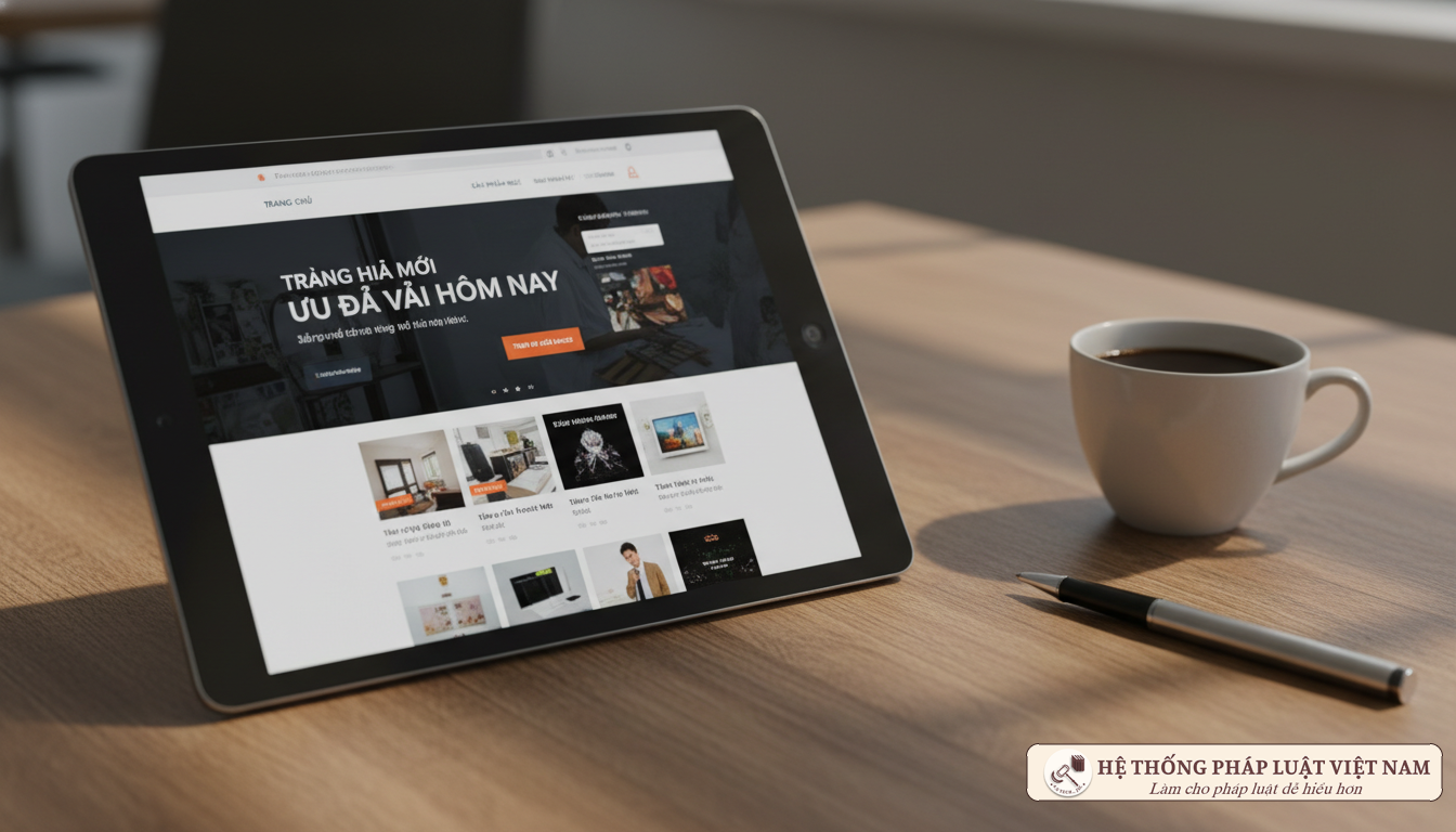 Giao diện website thương mại điện tử chuyên nghiệp