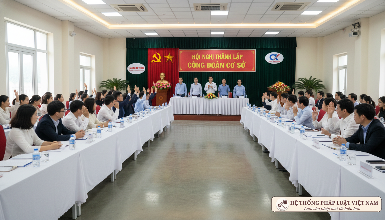 Hội nghị thành lập công đoàn cơ sở