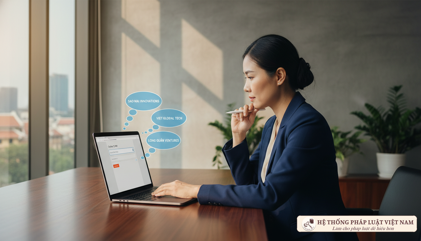 Tra cứu tên công ty tránh trùng lặp