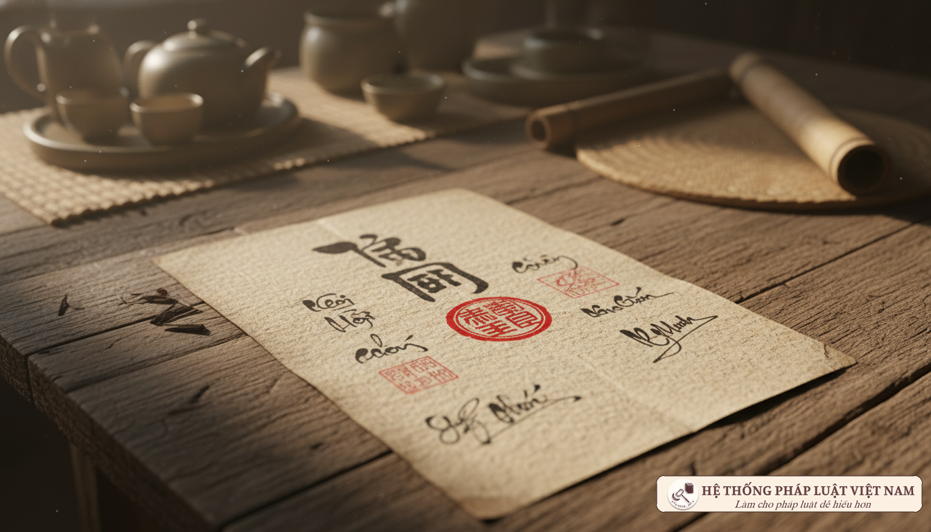 Văn bản hương ước quy ước
