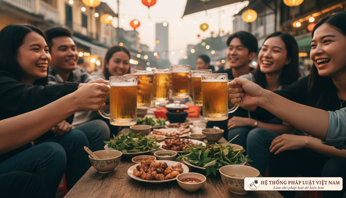 Xử phạt hành vi ép buộc uống rượu bia