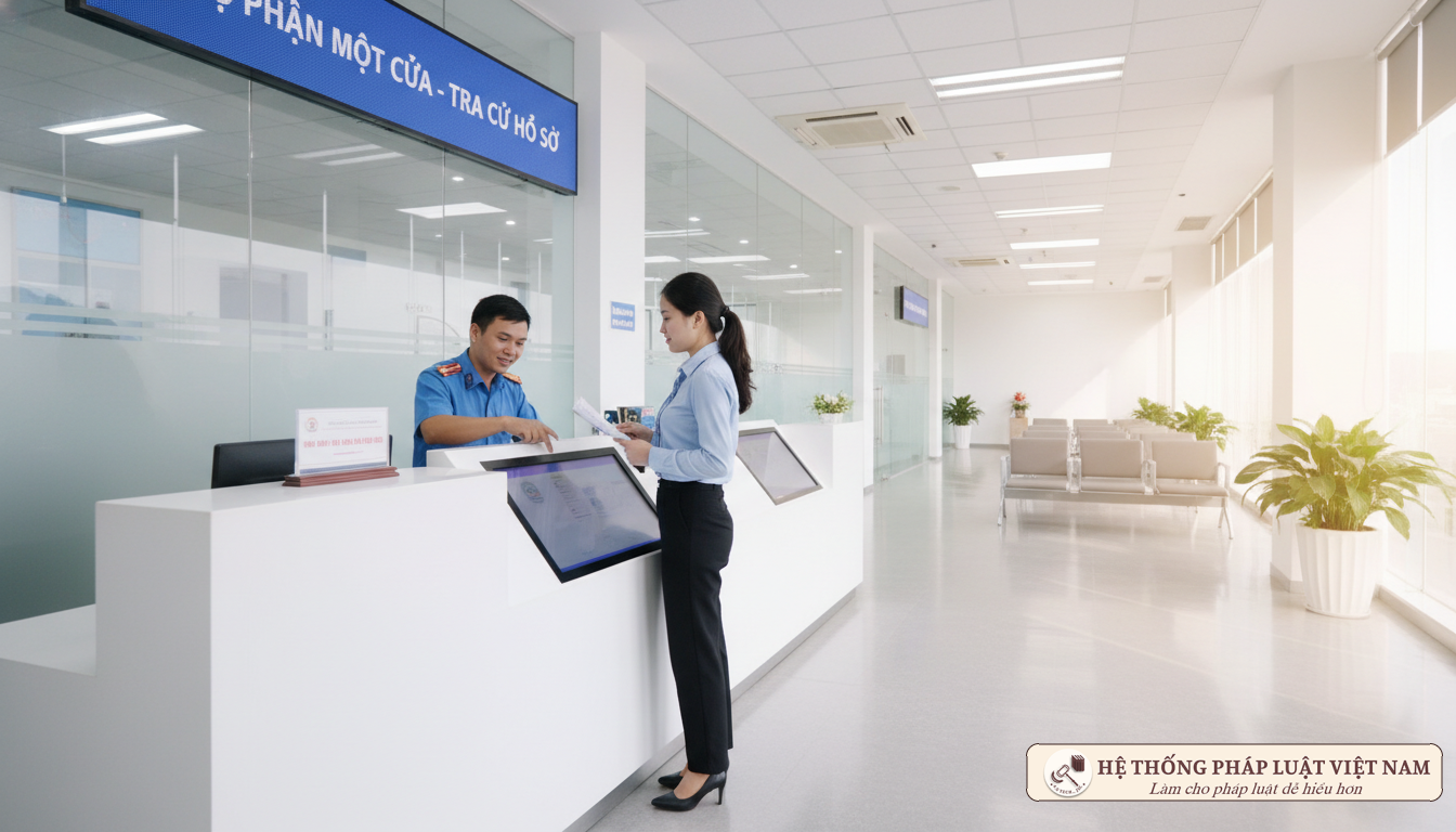 Người dân làm thủ tục cấp thẻ Căn cước