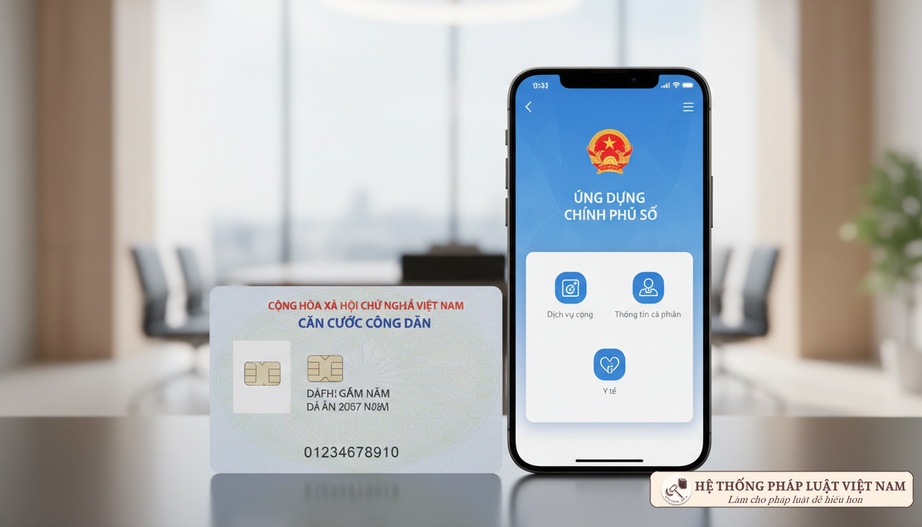 Thẻ CCCD gắn chíp và điện thoại thông minh