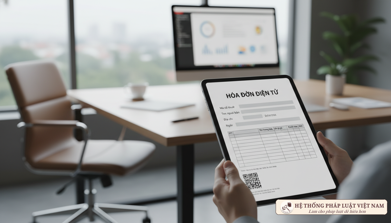 Tài liệu hóa đơn điện tử trên máy tính bảng