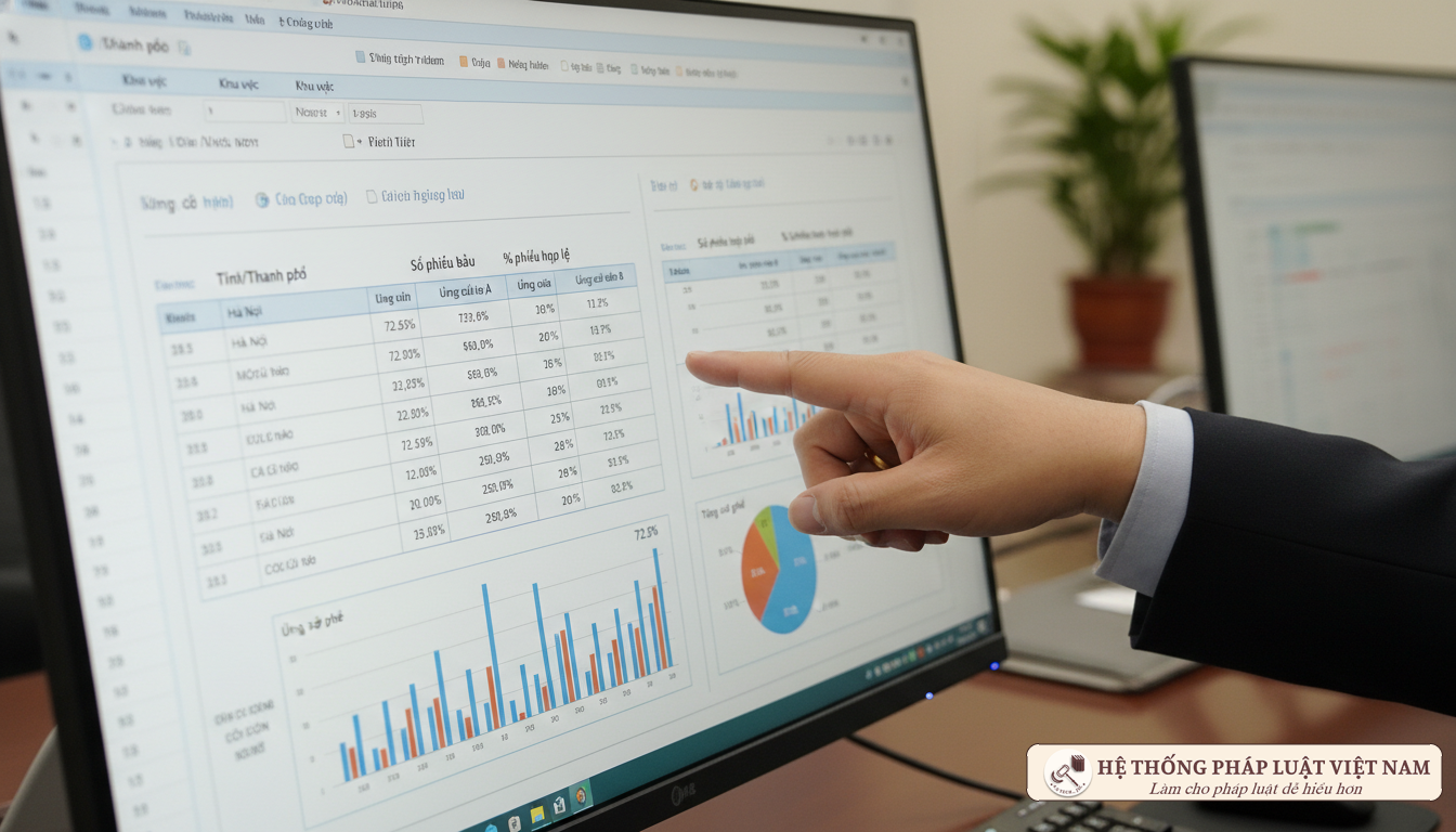 Phần mềm hỗ trợ kiểm phiếu bầu cử