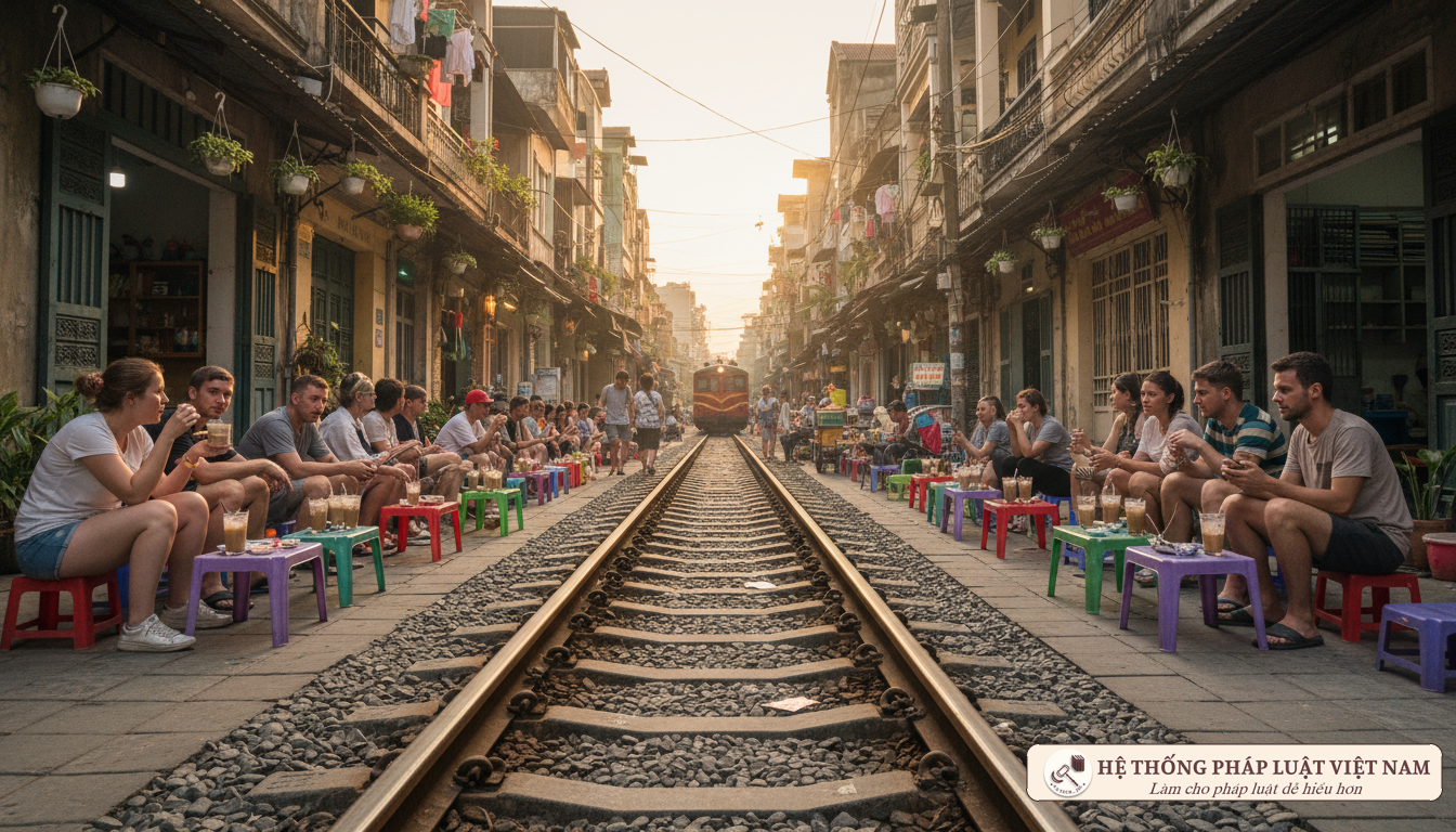 Cà phê đường tàu Hà Nội 2019