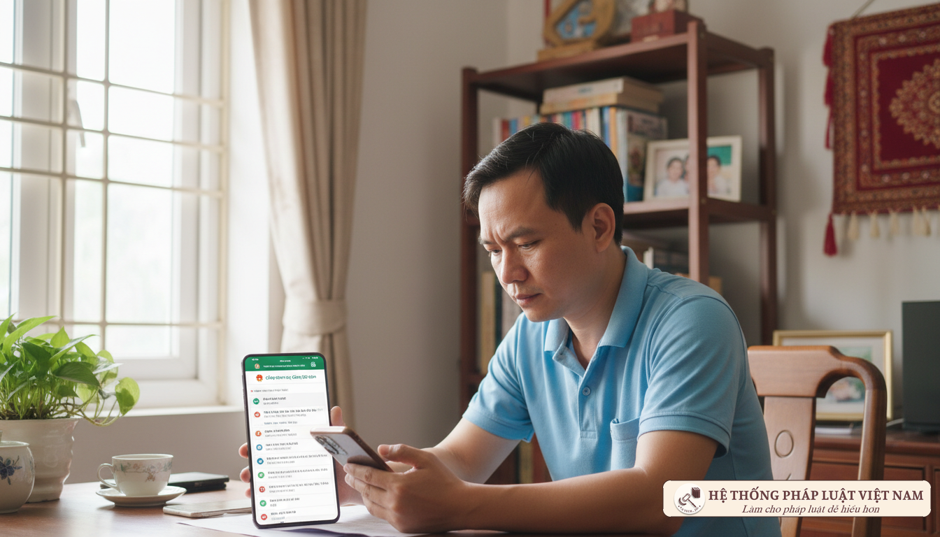 Người dân tra cứu thông tin Căn cước công dân trực tuyến