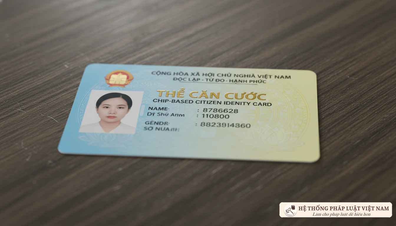 Mẫu thẻ CCCD gắn chip mới nhất 2021
