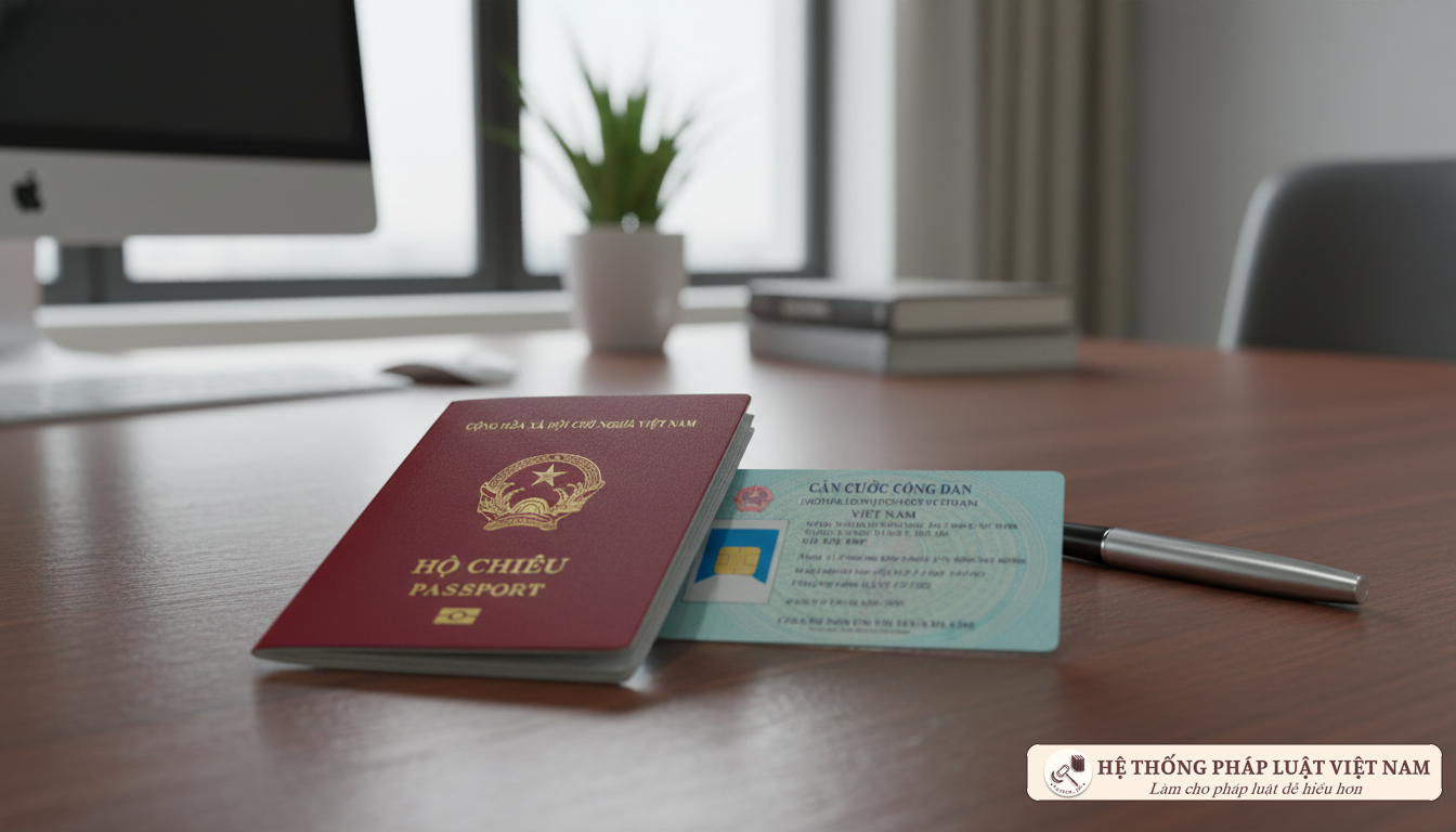 Thẻ Căn cước công dân và Hộ chiếu Việt Nam