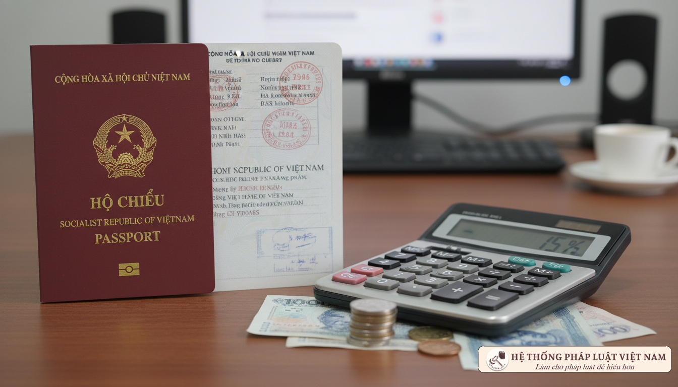 Hộ chiếu Việt Nam và bảng tính lệ phí