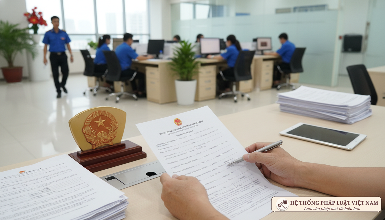 Người dân kê khai hồ sơ đất đai