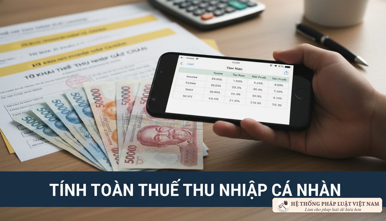 Ứng dụng tính thuế thu nhập cá nhân trên điện thoại