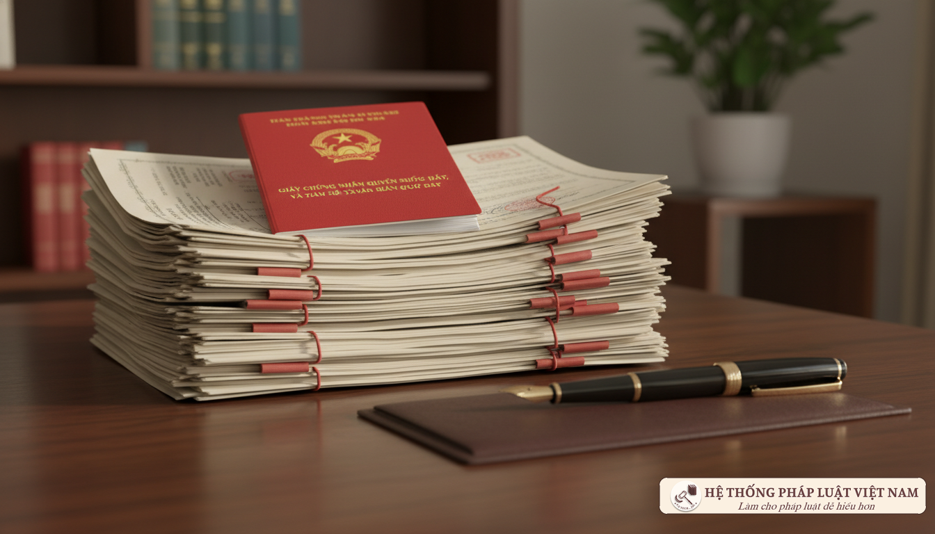 Hồ sơ đăng ký đất đai và sổ đỏ
