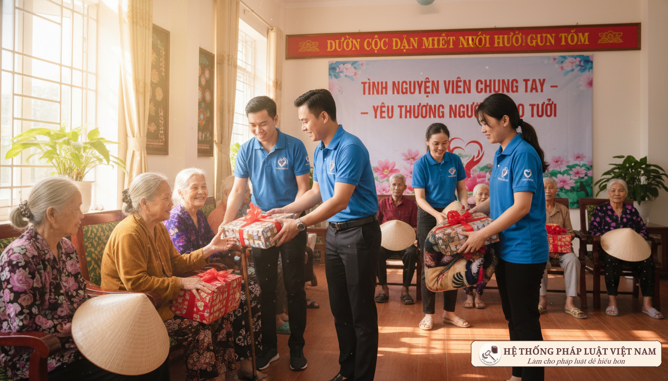 Hoạt động từ thiện tại cơ sở bảo trợ xã hội