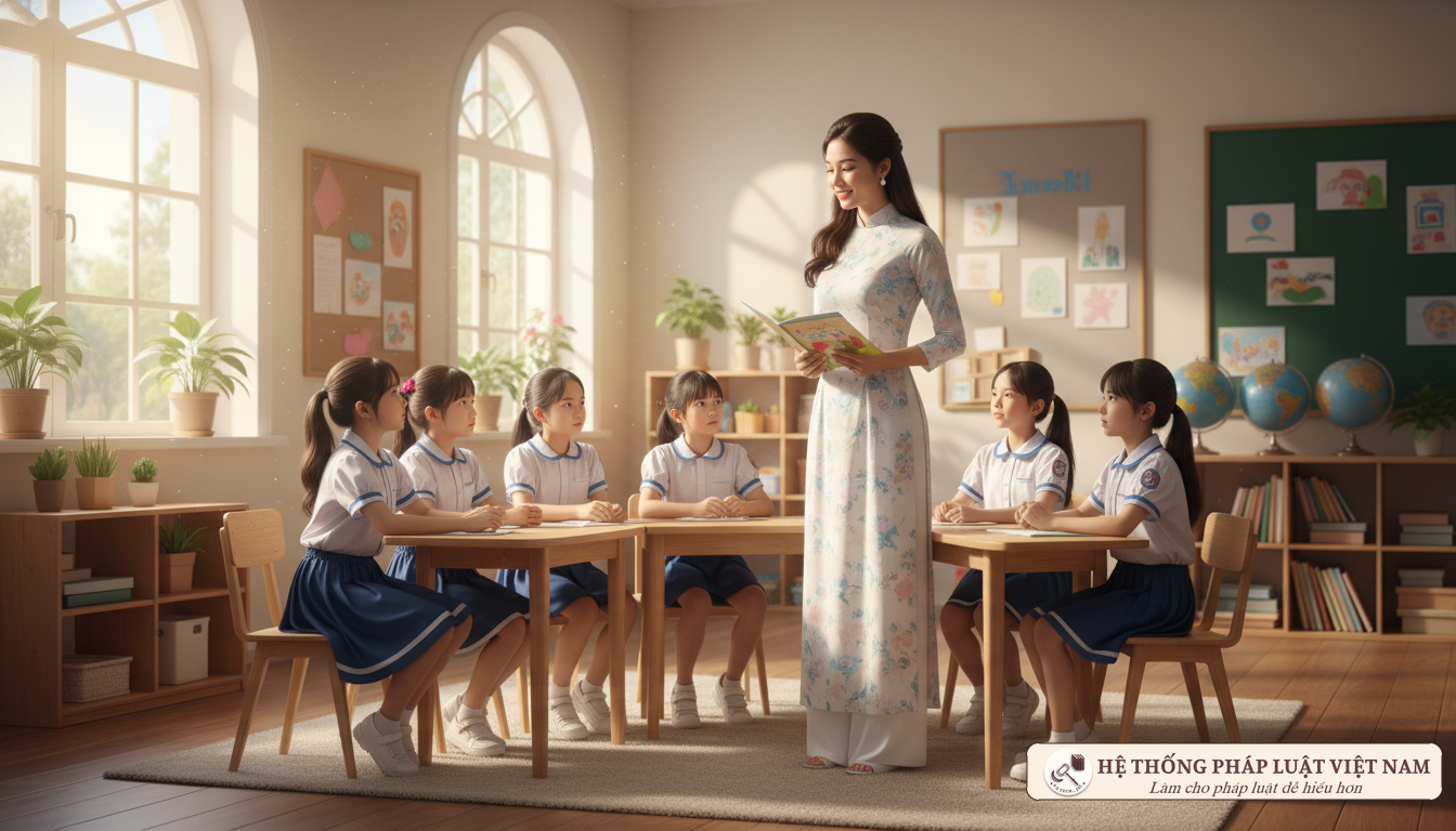 Giáo viên tư vấn tâm lý cho học sinh
