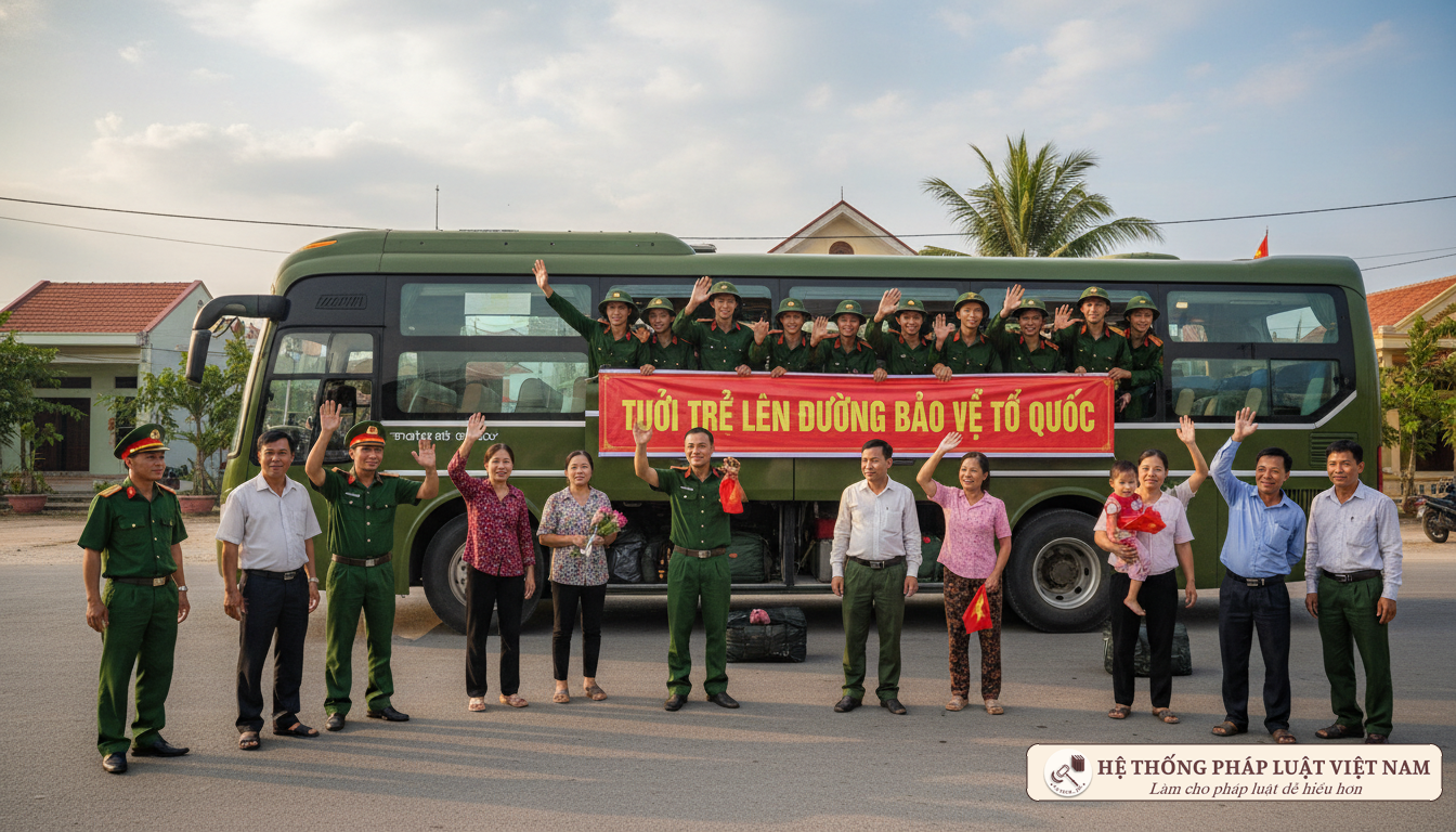 Thanh niên nhập ngũ 2025