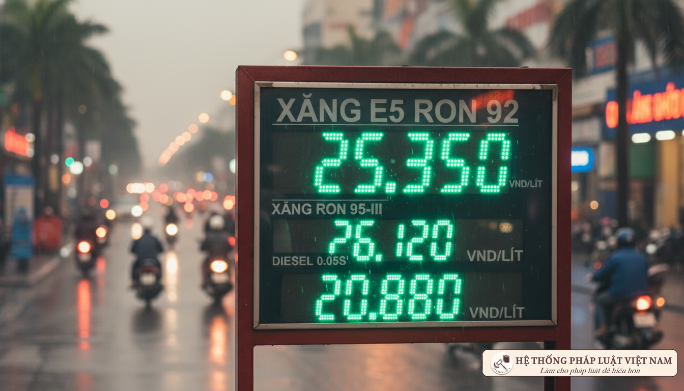 Bảng giá xăng dầu tăng trên 25000 đồng