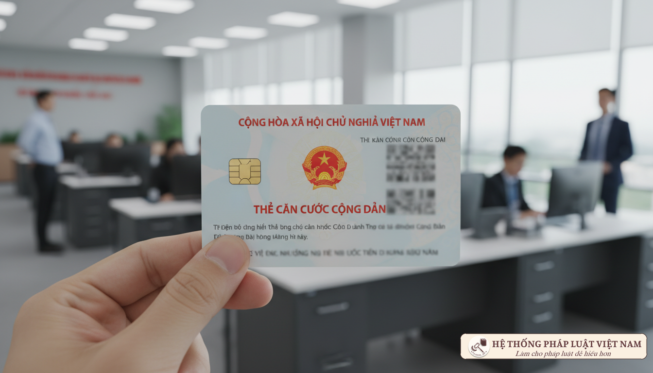 Cận cảnh thẻ Căn cước công dân gắn chip