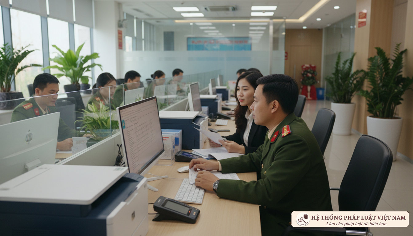 Quy trình làm thẻ CCCD tại cơ quan công an