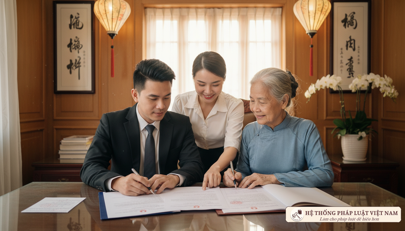 Thủ tục công chứng hợp đồng tặng cho quyền sử dụng đất tại văn phòng công chứng