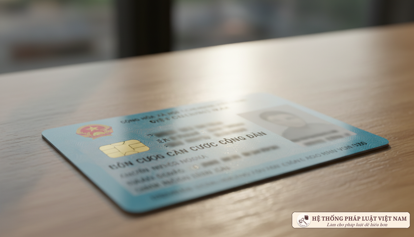 Mẫu thẻ CCCD gắn chip điện tử