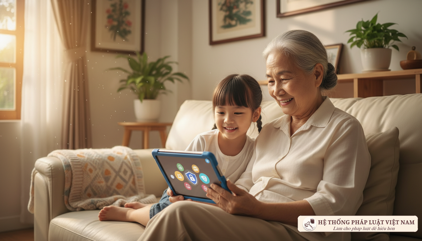 Bảo vệ trẻ em và người cao tuổi trên không gian mạng