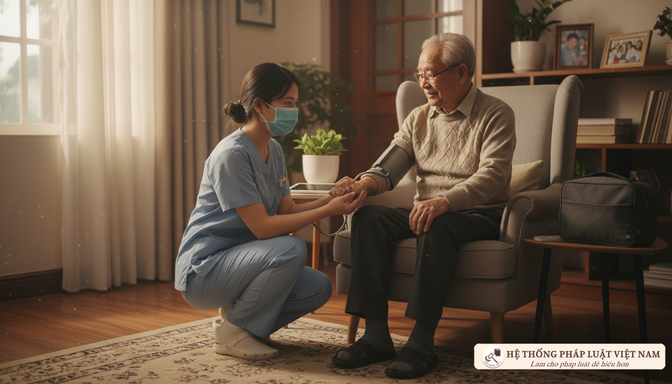 Chăm sóc sức khỏe tại nhà hưởng BHYT