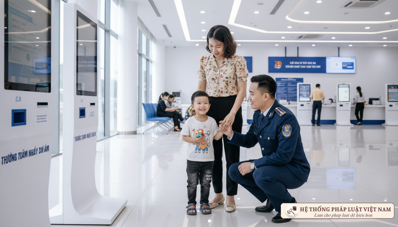 Cấp thẻ căn cước cho trẻ em dưới 14 tuổi