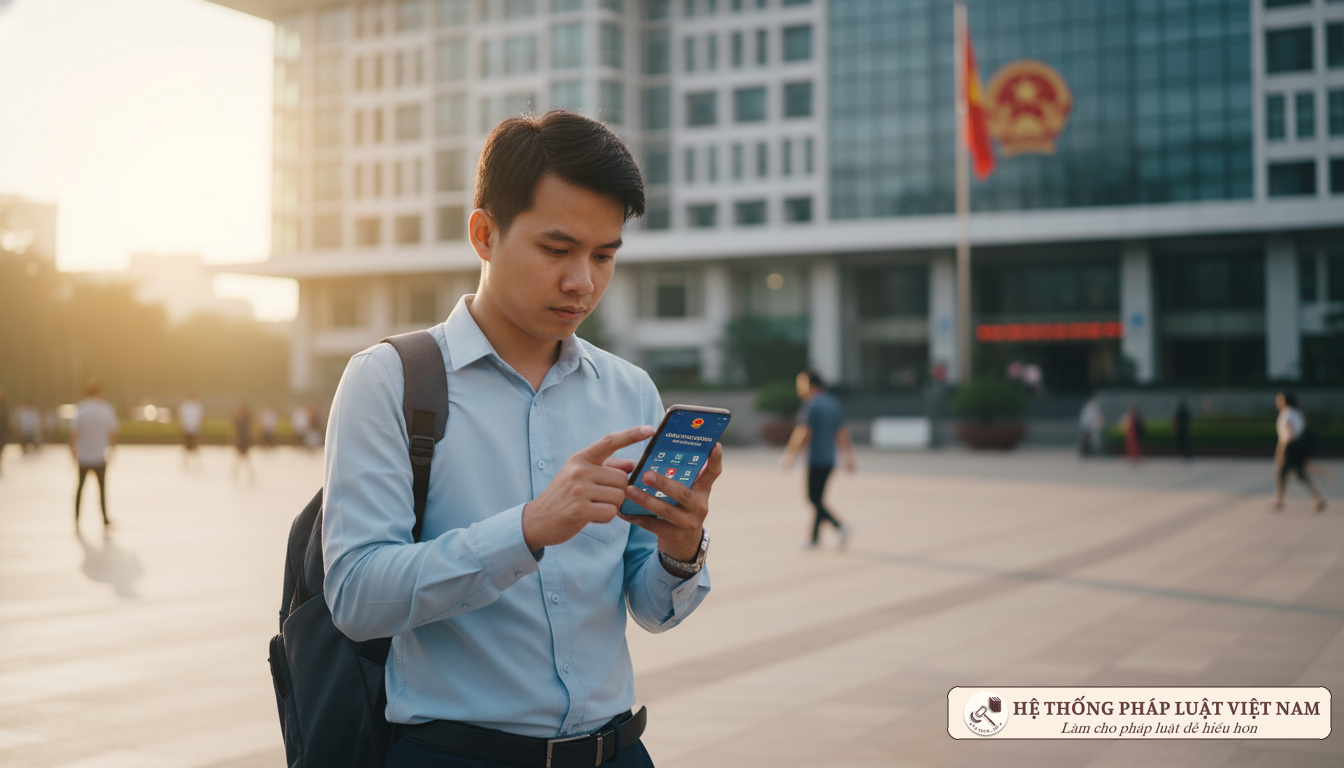 Người dân Việt Nam sử dụng điện thoại thông minh truy cập dịch vụ số