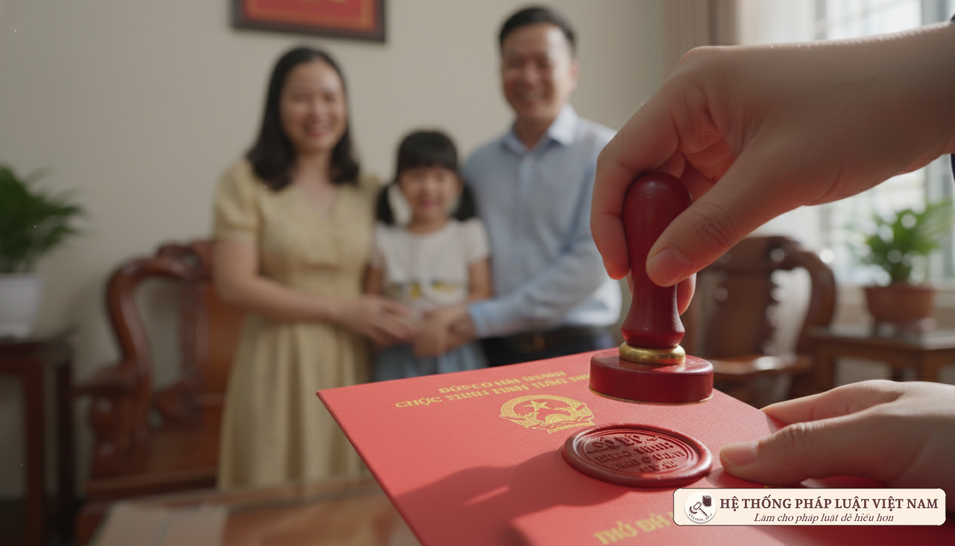 Trao giấy chứng nhận quyền sử dụng đất cho người dân