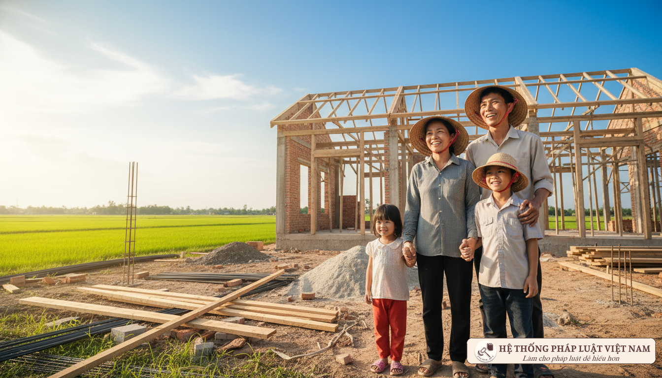 Người dân vui mừng với chính sách đất đai mới