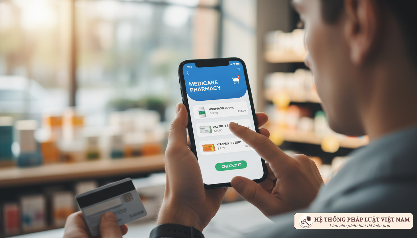 Mua thuốc online qua ứng dụng điện thoại thông minh