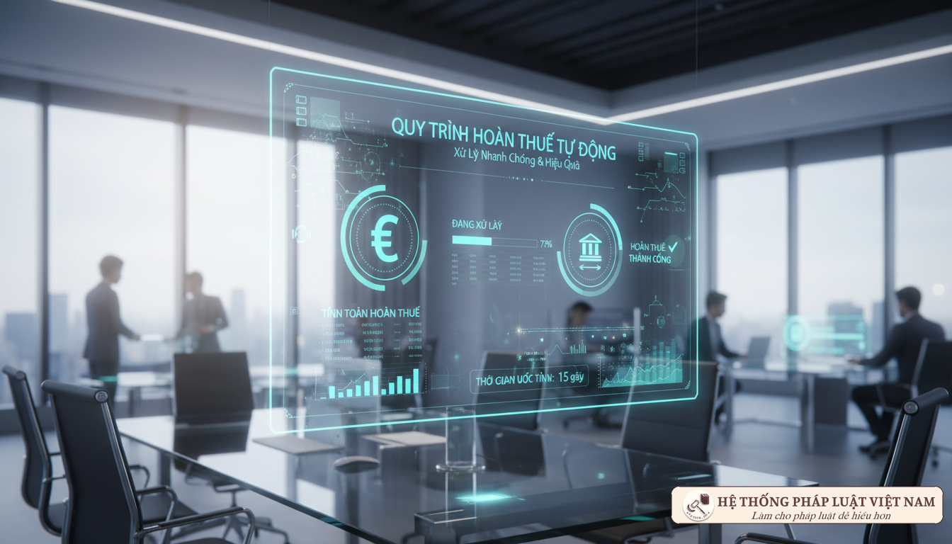 Hoàn thuế tự động Luật Quản lý thuế 2025