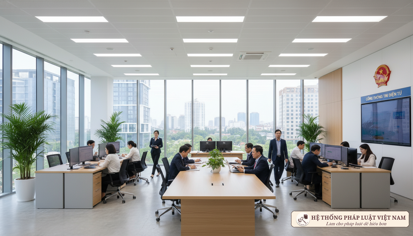 Văn phòng hành chính hiện đại tại Hà Nội